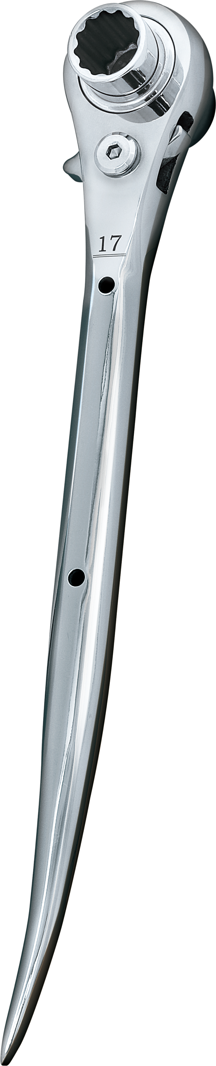 MUSTTOOL ラチェットレンチ シノ付き 八角グリップ