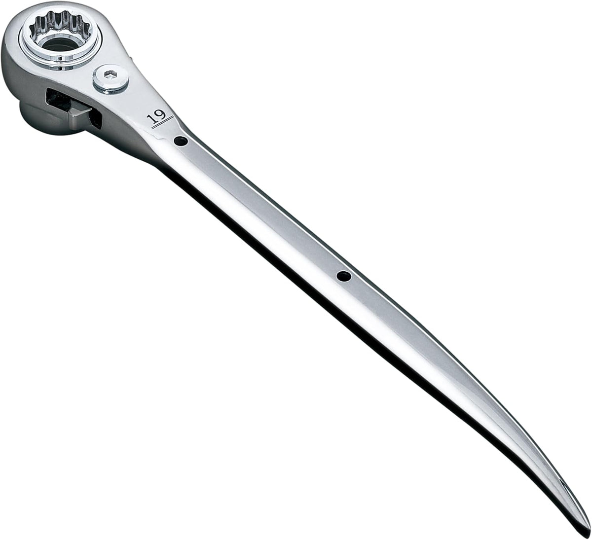 ラチェットレンチ 八角グリップ(ダブルソケット仕様) MUSTTOOL(マストツール)