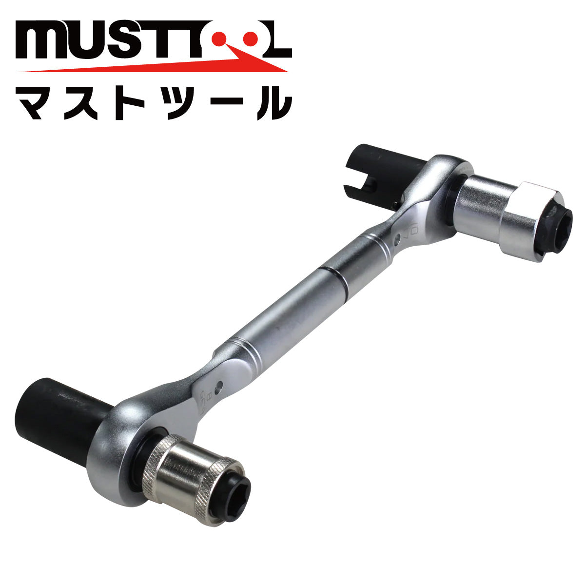 ノンスリップレンチ(8機能スイベルグリップ) MUSTTOOL(マストツール)