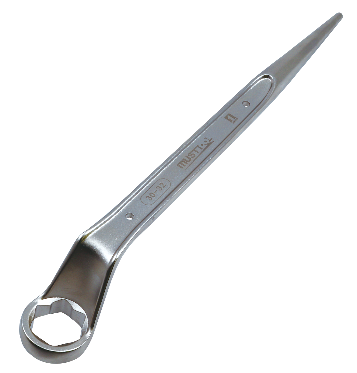 MUSTTOOL  2サイズのボルトが回せる　シノ付メガネレンチ 30-32