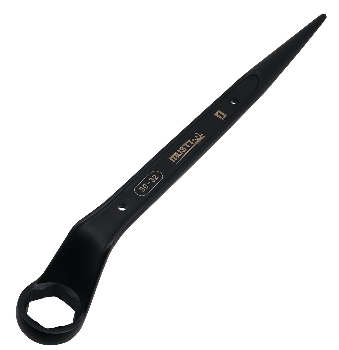 MUSTTOOL  2サイズのボルトが回せる　シノ付メガネレンチ 30-32