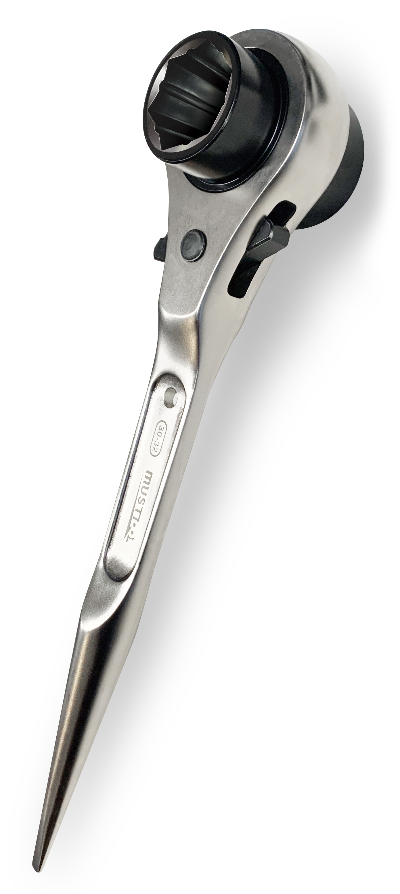 MUSTTOOL  3サイズボルト対応　トリプルラチェットレンチ　30/32/36　シノ付き