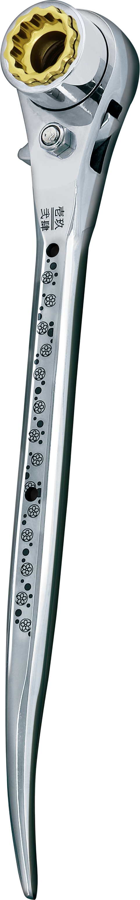 MUSTTOOL  ラチェットレンチ シノ付き　八角グリップ