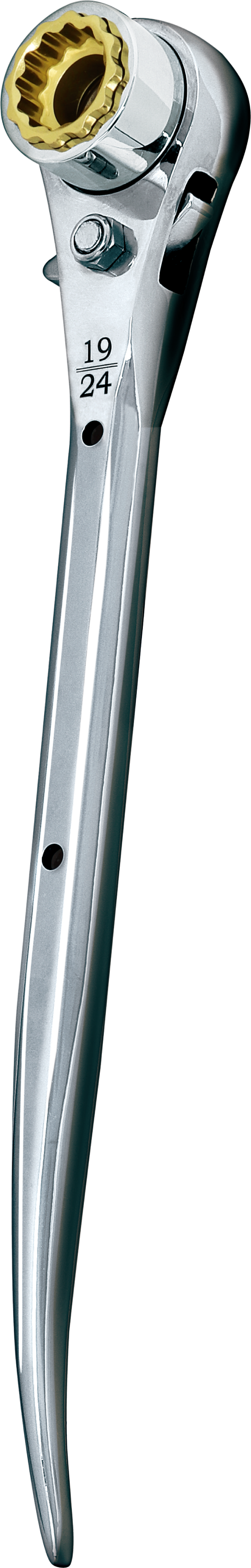 MUSTTOOL  ラチェットレンチ シノ付き　八角グリップ