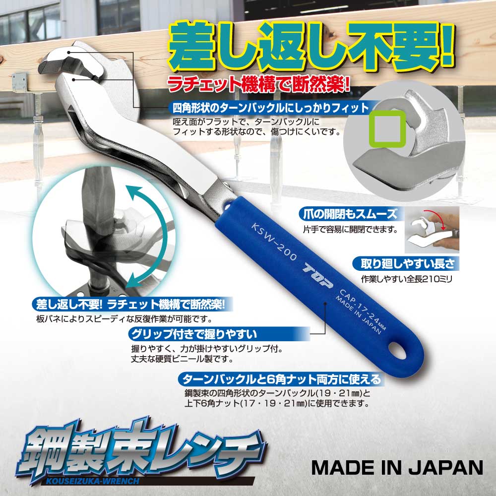 鋼製束レンチ　TOP（トップ）